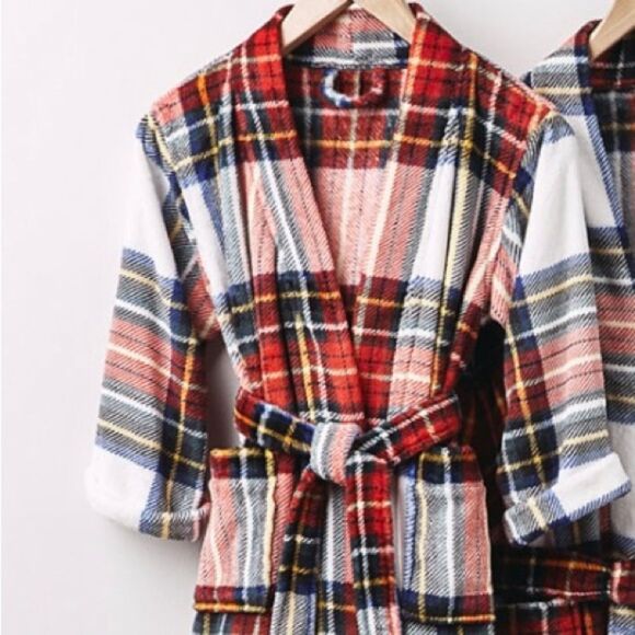 Mistletoe Farms Plush Flannel Family
Robes. Size: XS - Picture 1 of 5